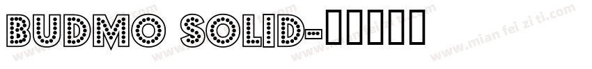 Budmo Solid字体转换